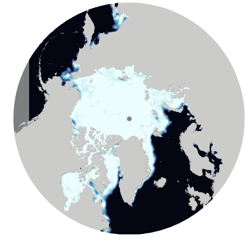 nsidc sea ice preview interface